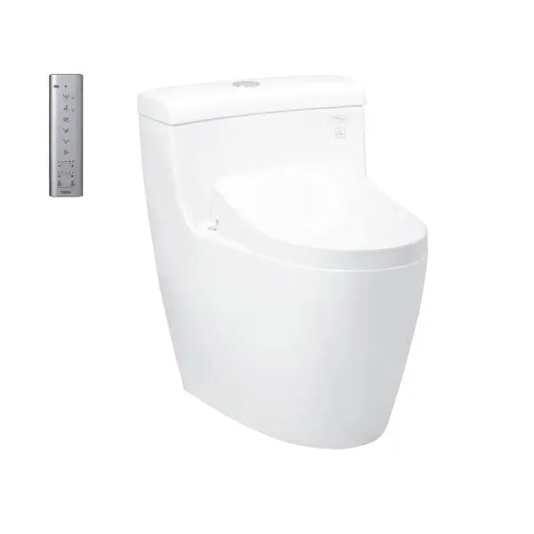 Bồn cầu một khối MS636CDRW12 (Nắp rửa điện tử WASHLET dòng S7) MS636CDRW12XW - Daisan Mart