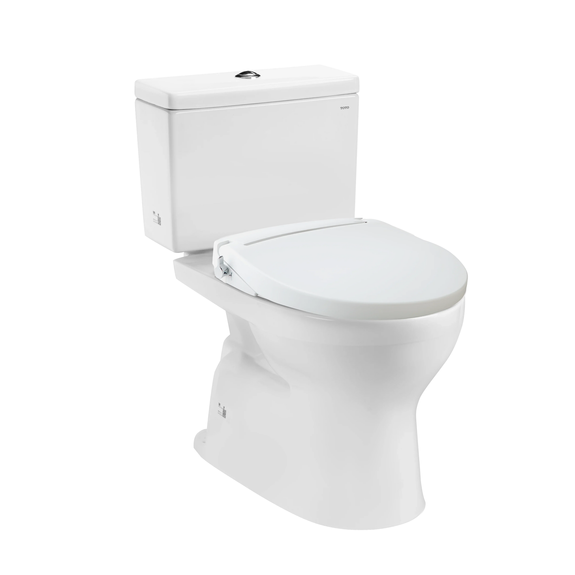 Bàn cầu hai khối kèm nắp rửa ECOWASHER TCW07S CS302DE2W - Daisan Mart