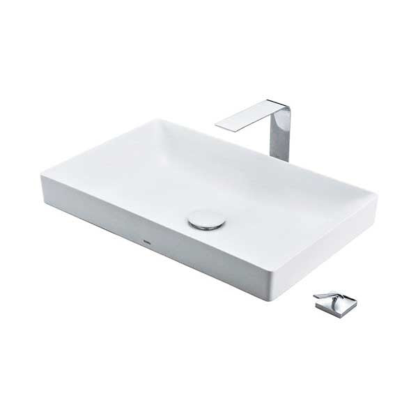 Chậu đặt bàn vành mỏng Linear Ceram LT4715MTG17CMW - Daisan Mart