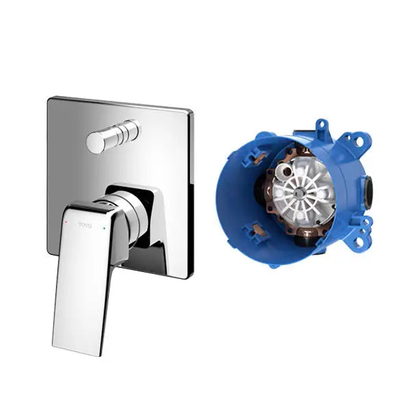 Van gật gù điều chỉnh nóng lạnh GB kèm nút chuyển hướng và phụ kiện âm tường TBG10304VA_TBN01001B - Daisan Mart