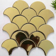 Goldfish scale mosaic tile SK1001