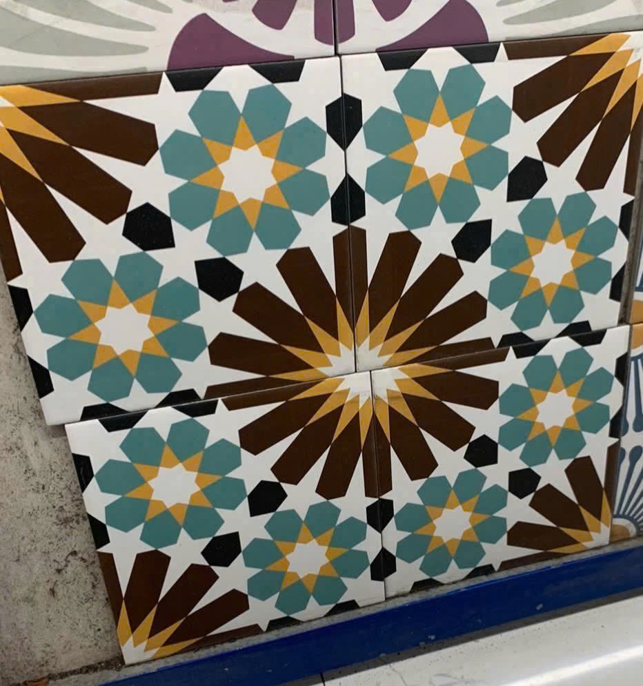 Gạch bông 20x20 mã DS427 - Daisan Mart