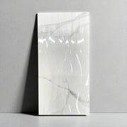 Ceramic wall tiles 300x600mm white glossy code C3602B
