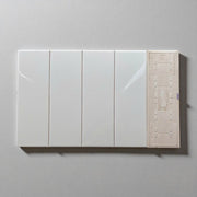 Premium glossy white decorative tile 100x300mm PSTA1300