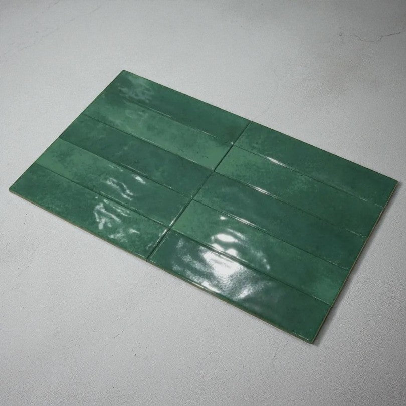 Chinese tile, glossy cream, size 75x300 mm, MDL7537C12 (1 box/ 44 tiles/ 1m2)