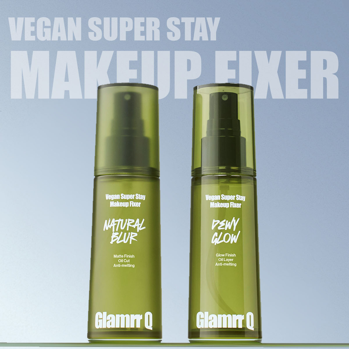 Xịt Khóa Nền Cố Định Glamrr Q Vegan Super Stay Makeup Fixer - Daisan Mart