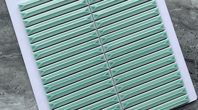 MHT 306 Chopstick Mosaic Tiles Turquoise 