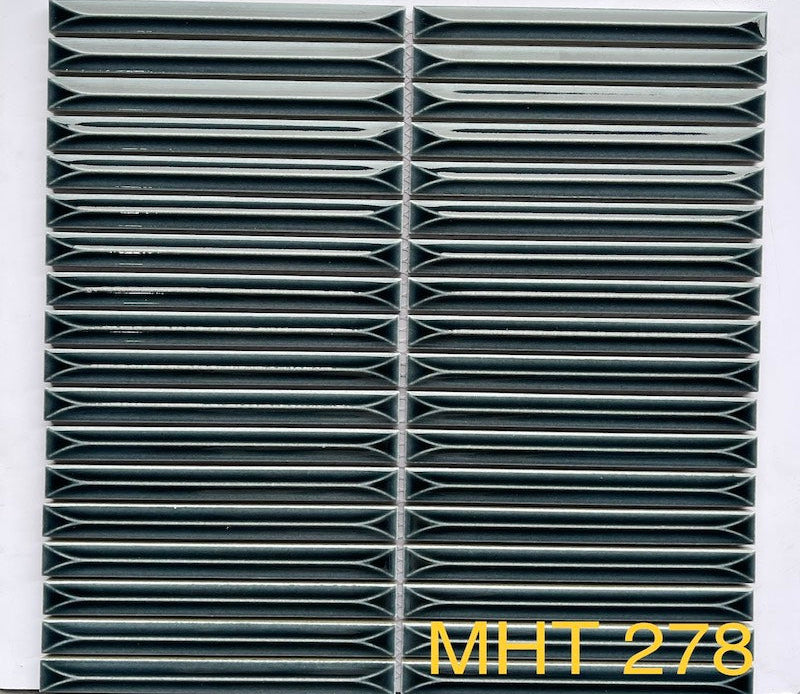 MHT 278 Black Chopstick Mosaic Tile 