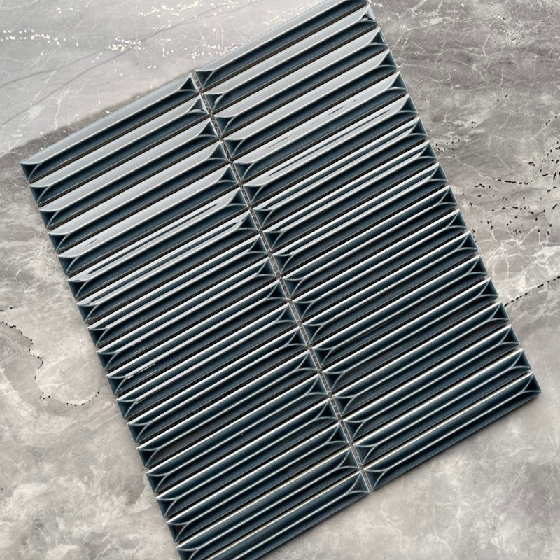 MHT 278 Black Chopstick Mosaic Tile 