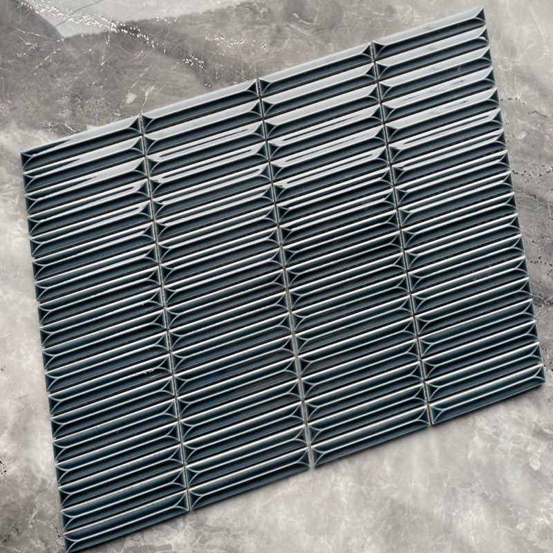 MHT 278 Black Chopstick Mosaic Tile 
