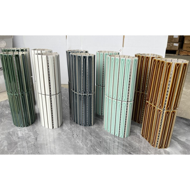 MHT 306 Chopstick Mosaic Tiles Turquoise 