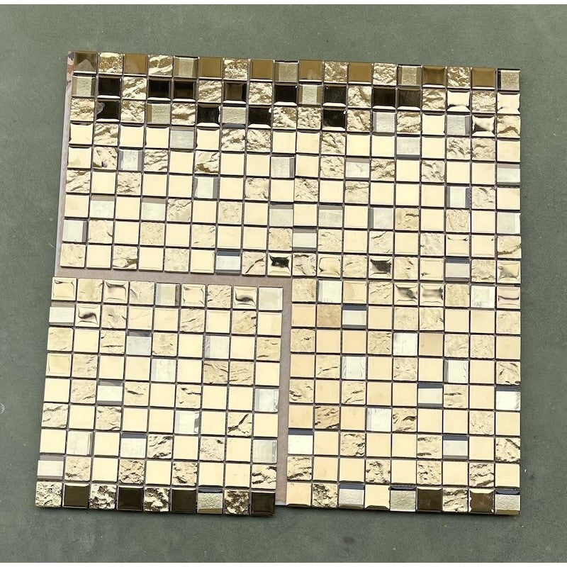 High-class glass mosaic tile MH 502 