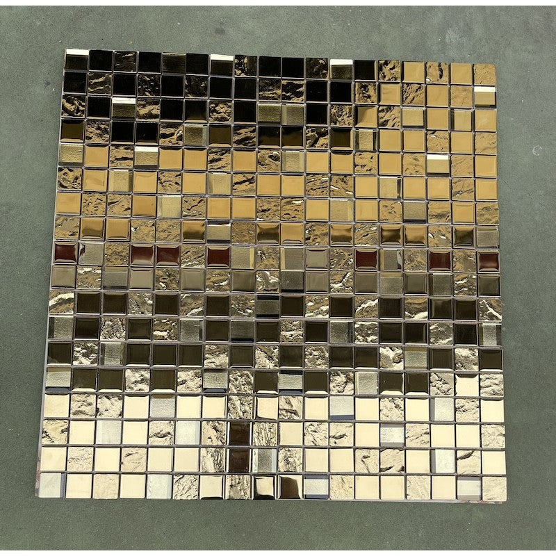 High-class glass mosaic tile MH 502 