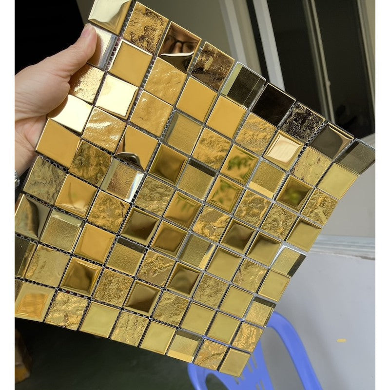 High-class glass mosaic tile MH 502 