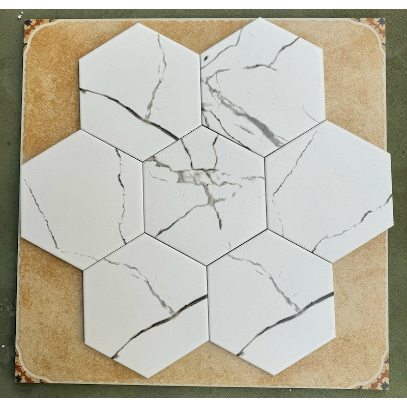 Hexagonal Cement Tile 200x230mm SY 2001 