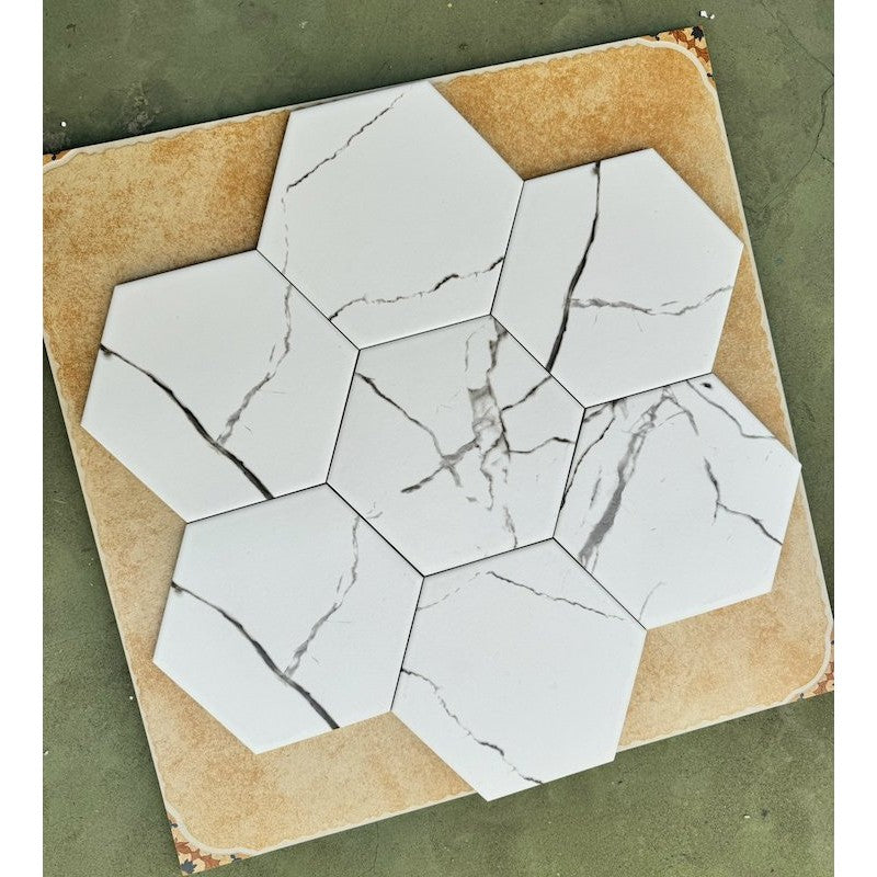 Hexagonal Cement Tile 200x230mm SY 2001 
