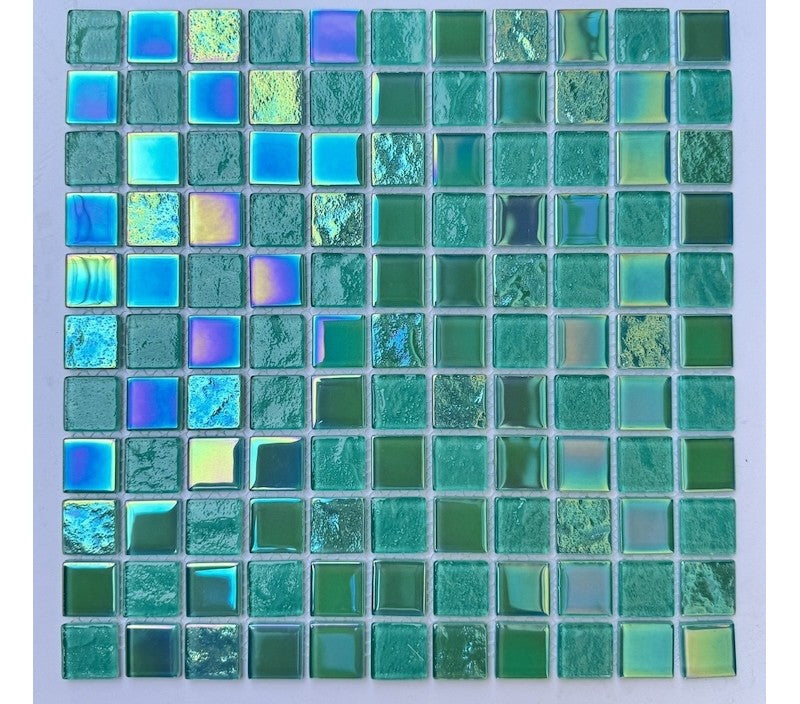 Sparkling glass mosaic tiles MH 7032