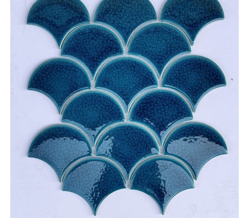 2-layer Reef Fish Scale Mosaic Tile MHF 8966 