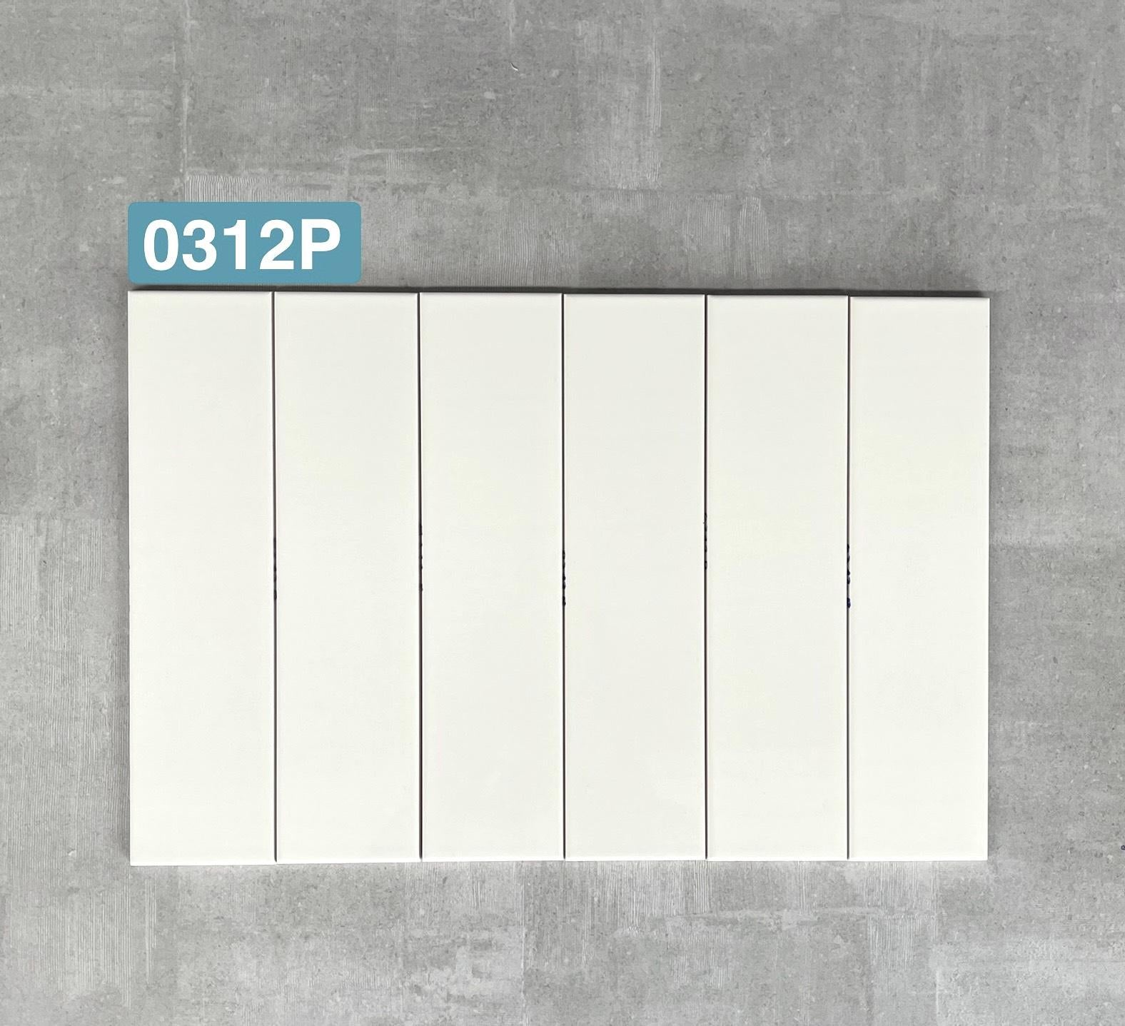 Matte ceramic tile, size 75x300mm, code 0312P