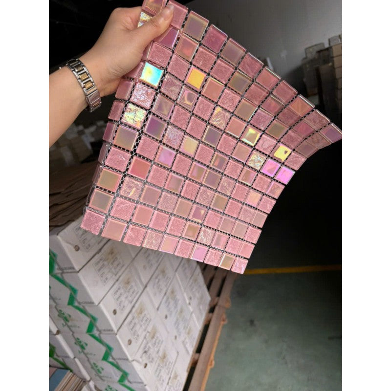 Sparkling glass mosaic tiles MH 7024 