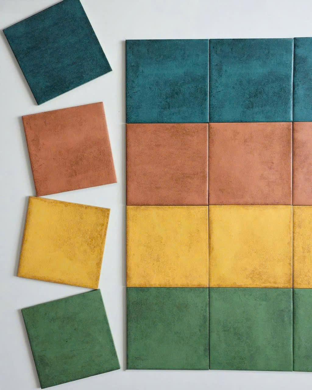 Porcelain tile, matte, curved, size 150x150mm, code LNA1504M