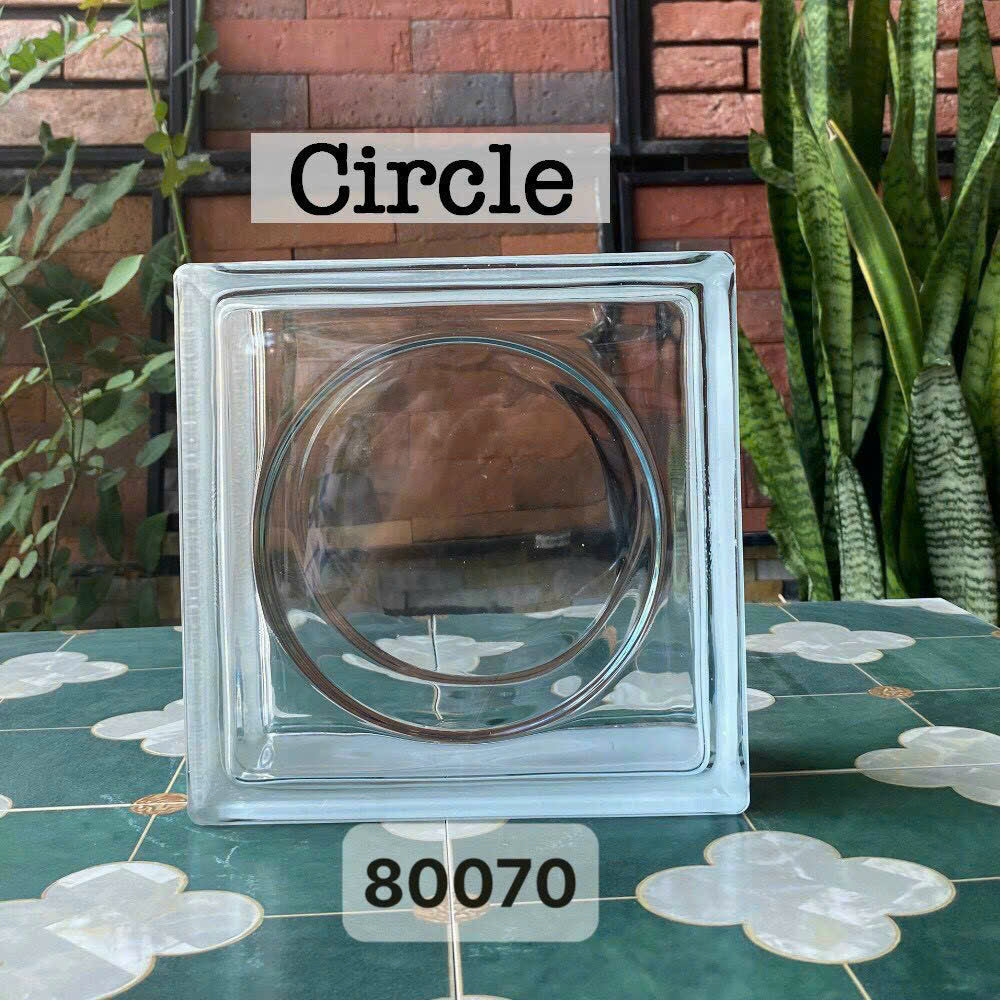 Circular glass brick code 80070