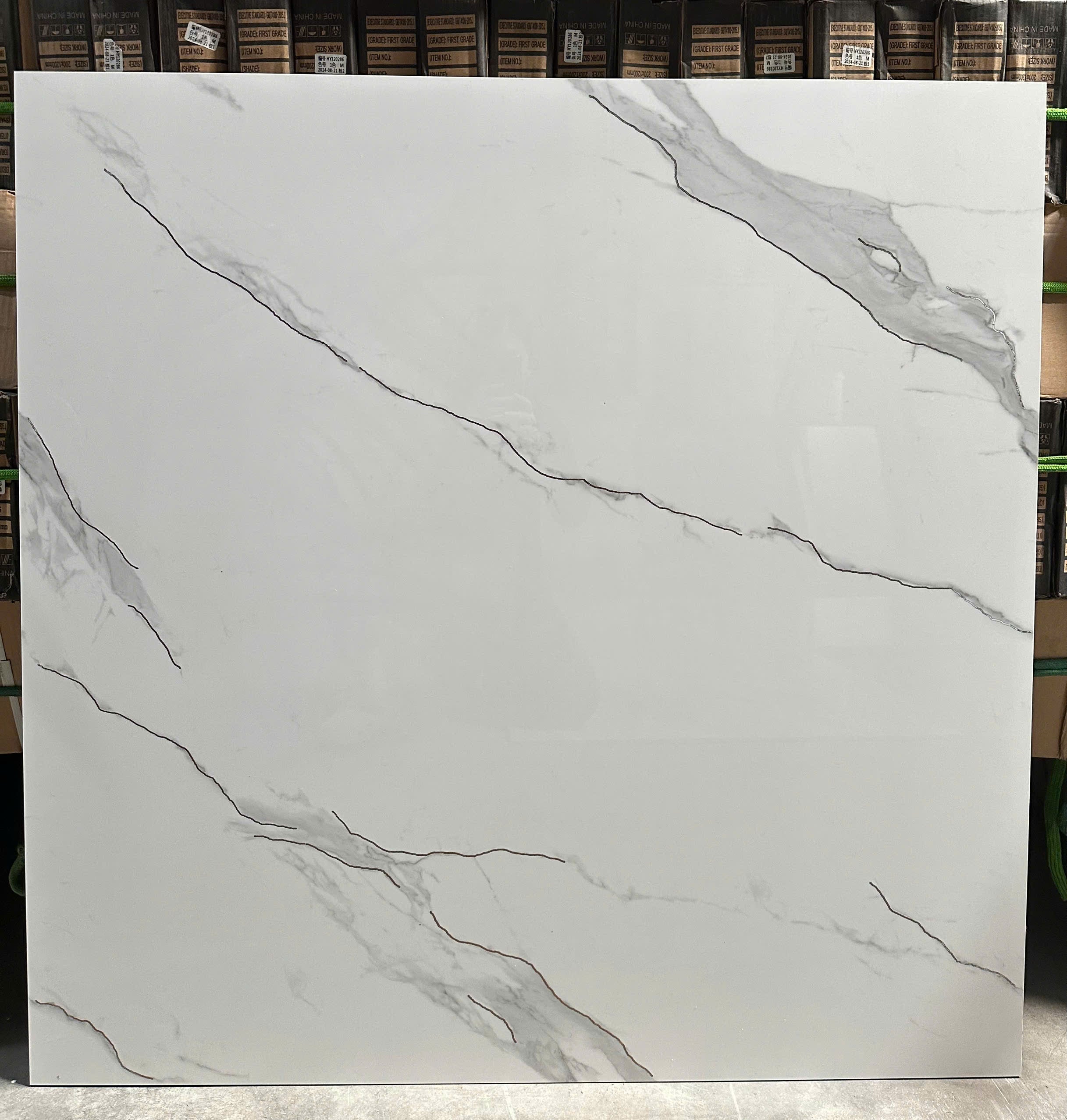 1000x1000 glossy metallic floor tiles K1081