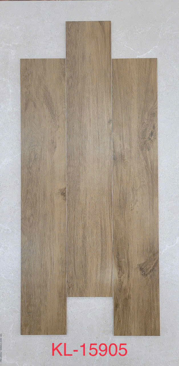 Wood-like polished edge tile 150x900 code KL-15905