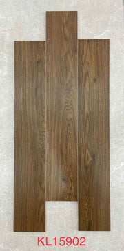 Wood-like polished edge tile 150x900 code KL-15902