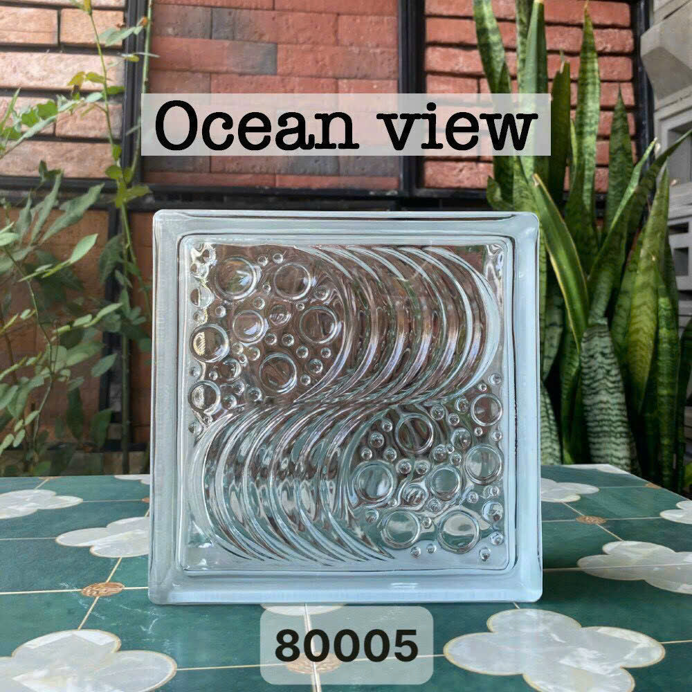 Ocean View glass brick code 80005