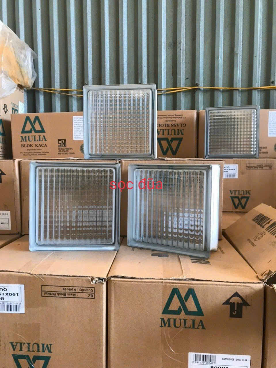 Mulia Quadra light-transmitting glass brick code 80001