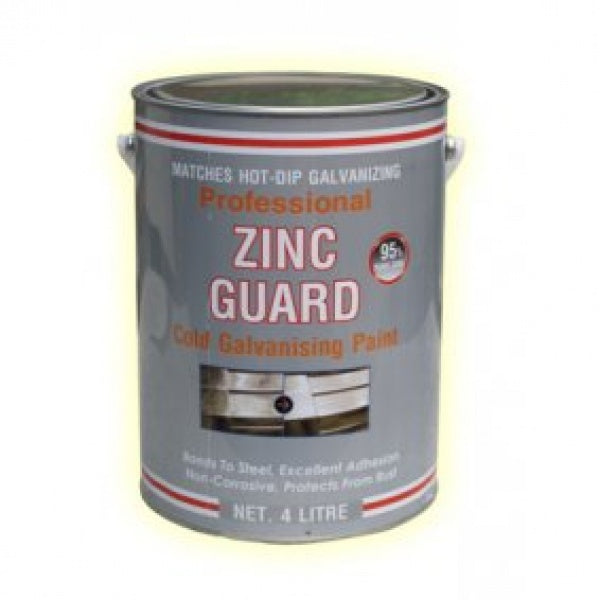 Cold Galvanizing Paint ZG300 4 Liters (Cold galvanized steel purlin color) 